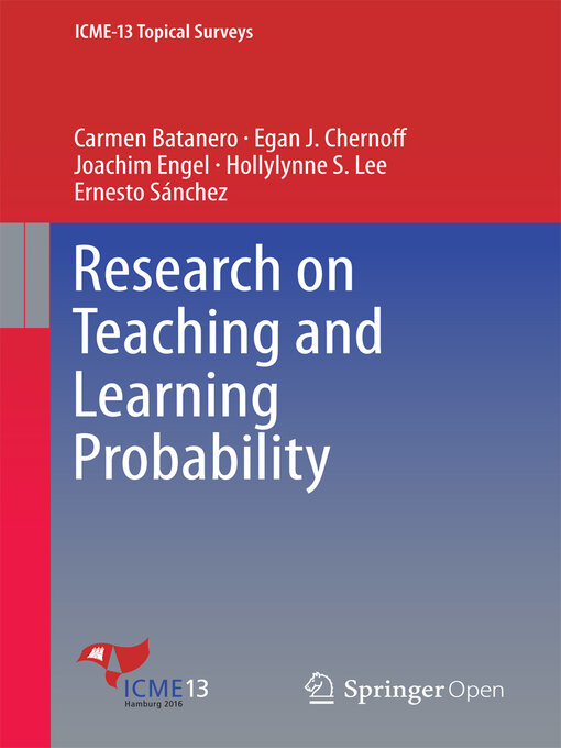 Title details for Research on Teaching and Learning Probability by Carmen Batanero - Available